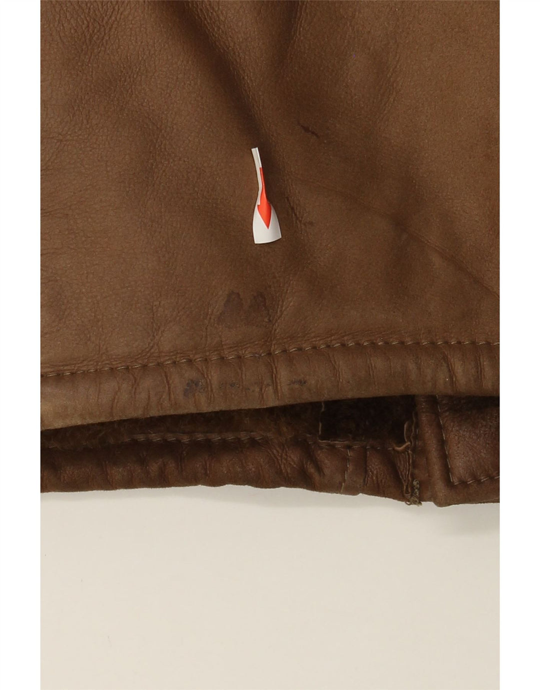 Vintage Herren Shearling Overcoat UK 38 Mittelbraun