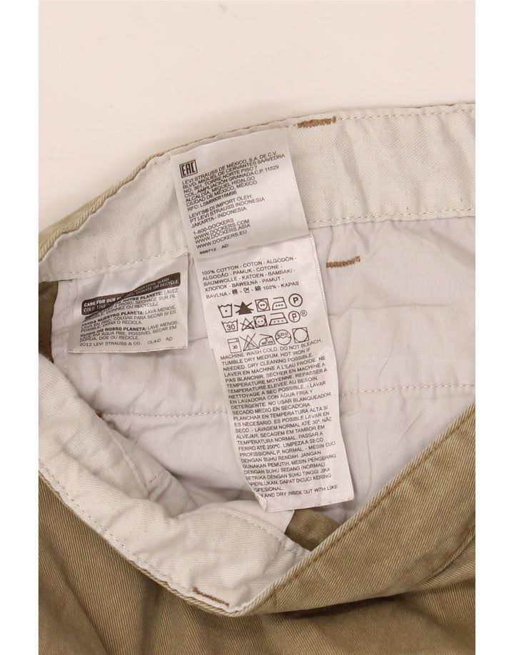 DOCKERS Herren Chinoshorts W40 XL Beige Baumwolle