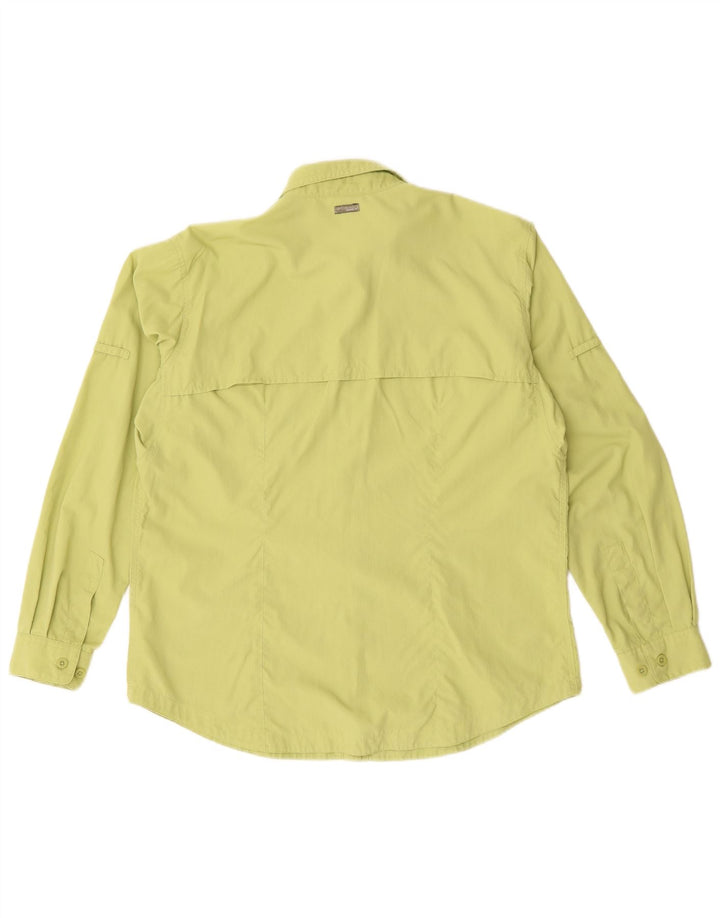 Columbia Damen-Hemd UK 16, großes grünes Nylon