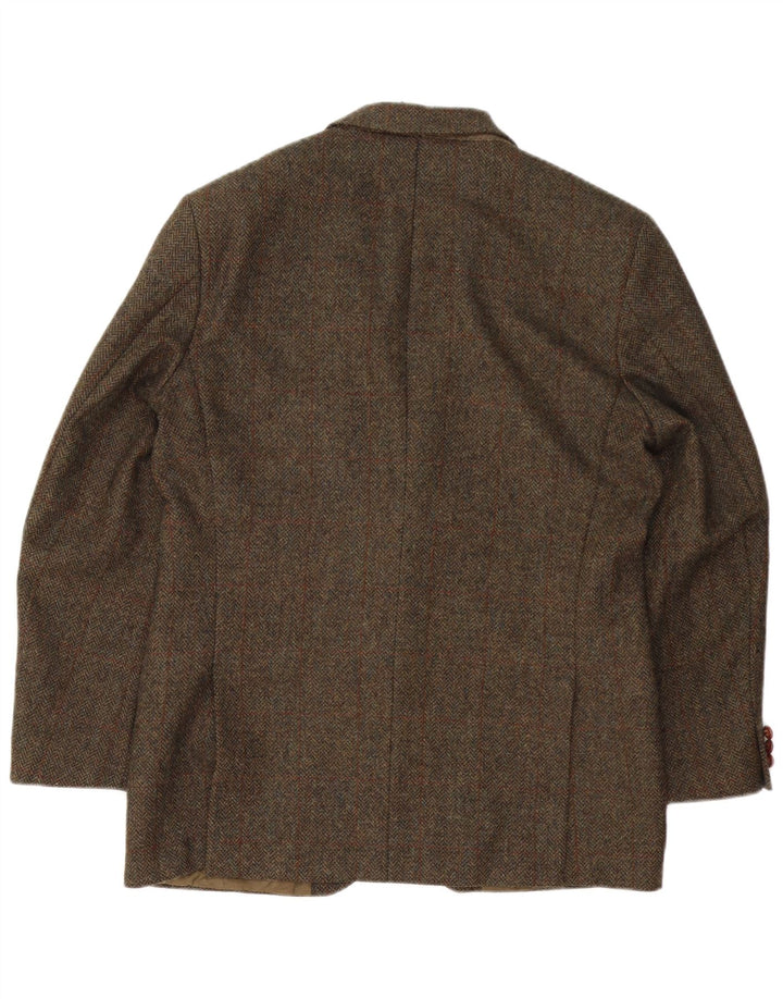 Marks & Spencer Herren-Blazer mit 2 Knöpfen, Gr. 40, groß, Khaki, kariert