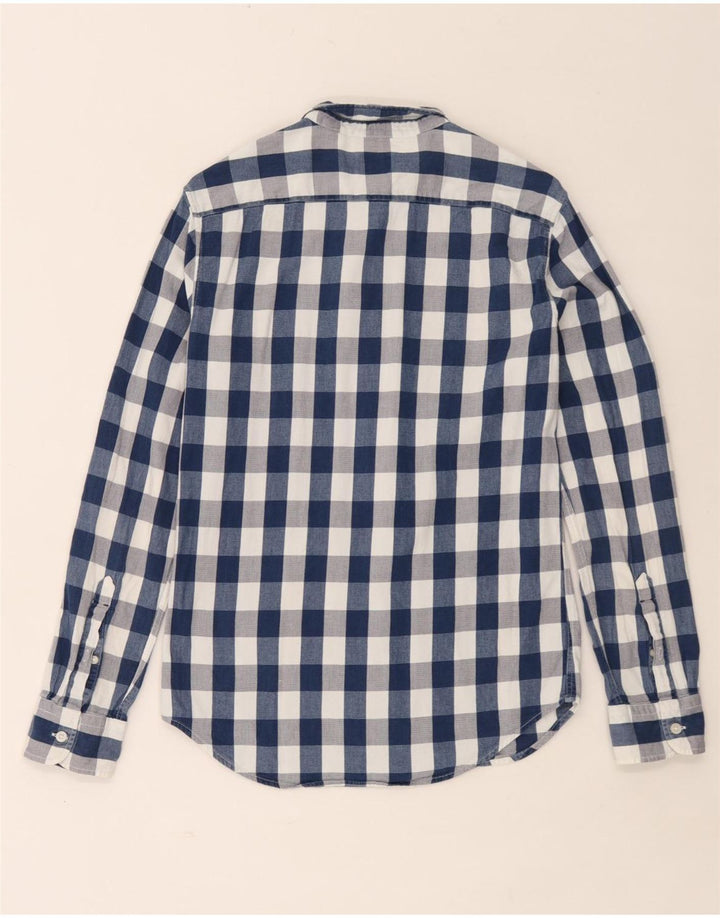 Levi's Herren-Slim-Fit-Hemd, klein, marineblau, Gingham-Baumwolle