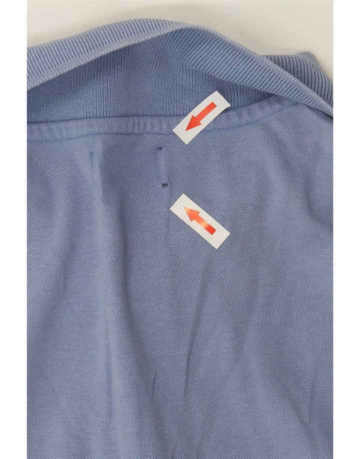Kappa Herren-Poloshirt aus mittelblauer Baumwolle