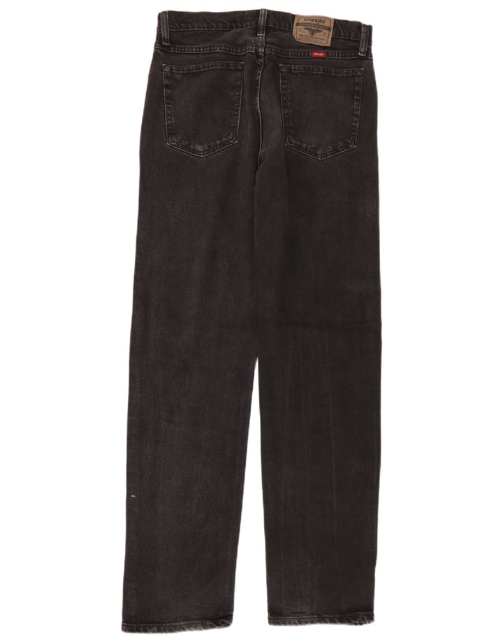 Wrangler Herren Straight Jeans W32 L34 Schwarze Baumwolle