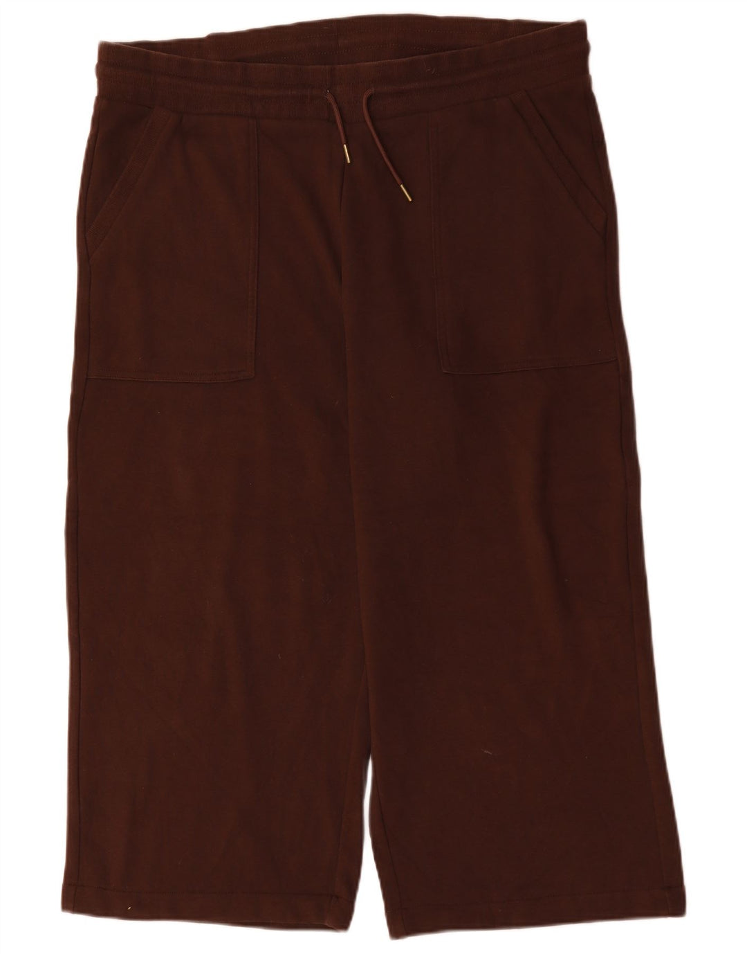 Marks & Spencer Crop-Trainingshose für Damen, UK 22 3XL, braun, Polyester