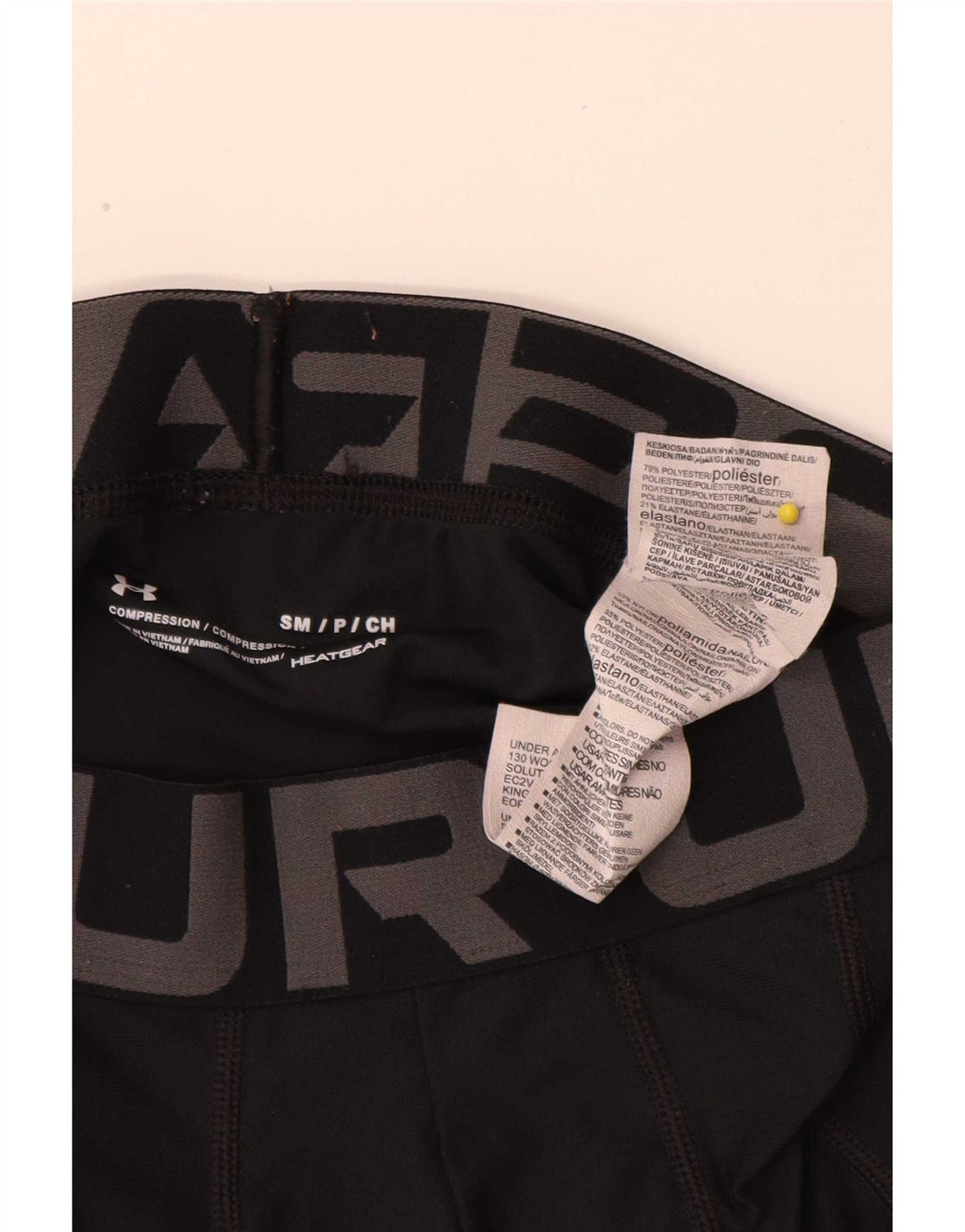 Under Armour Herren-Radsport-Grafik-Sportshorts, Größe S, Schwarz, Polyester
