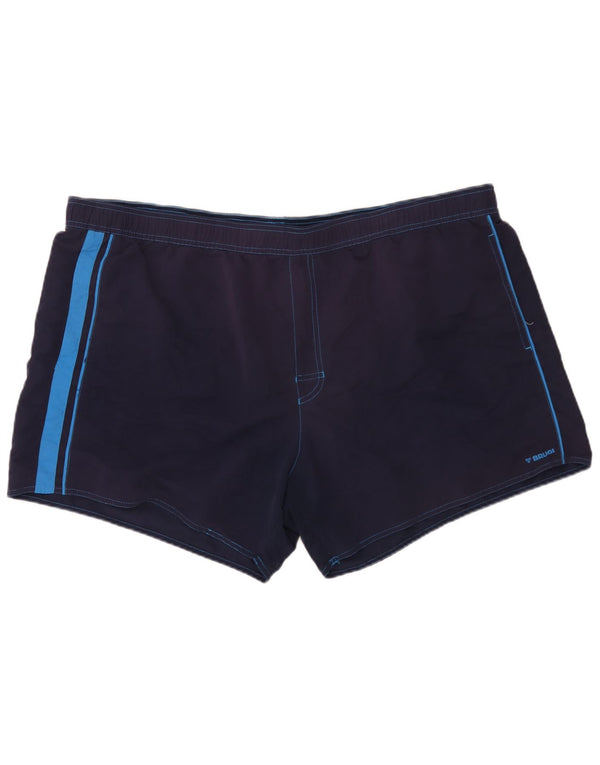 Brugi Herren Badeshorts 4XL Marineblau Colourblock Polyester