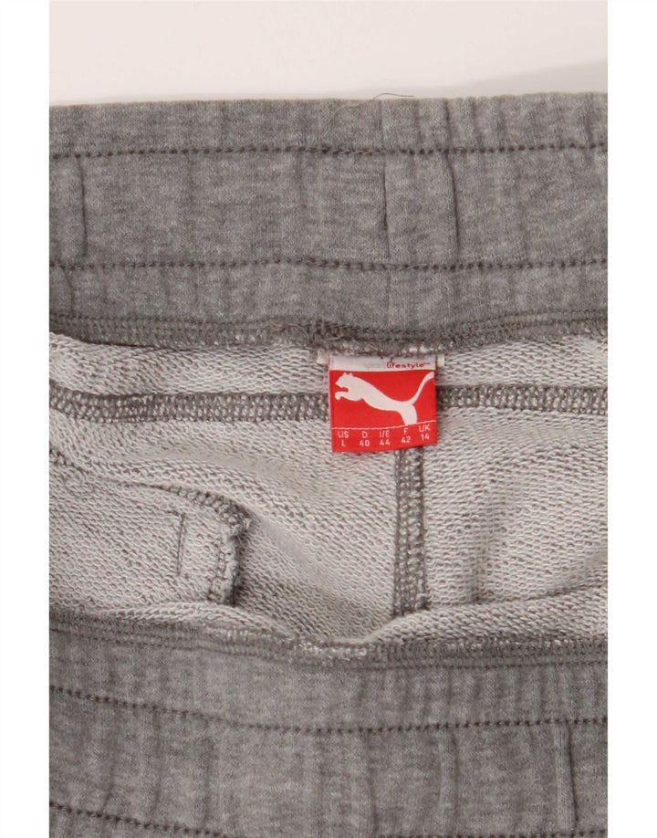Puma Damen Sportshorts UK 14 Large W32 Grau