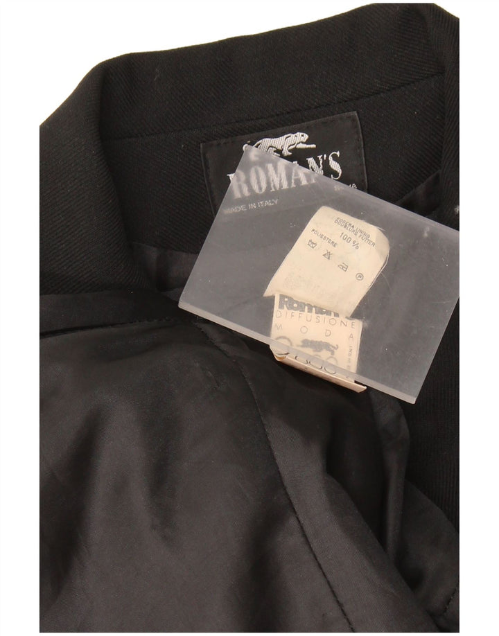Roman's Damen-Blazer mit 4 Knöpfen, Gr. 10, Schwarz