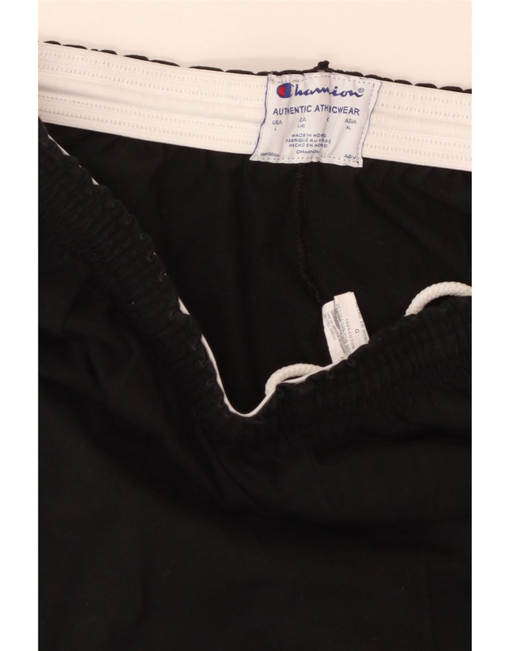 CHAMPION Herren-Sportshorts, groß, schwarze Baumwolle