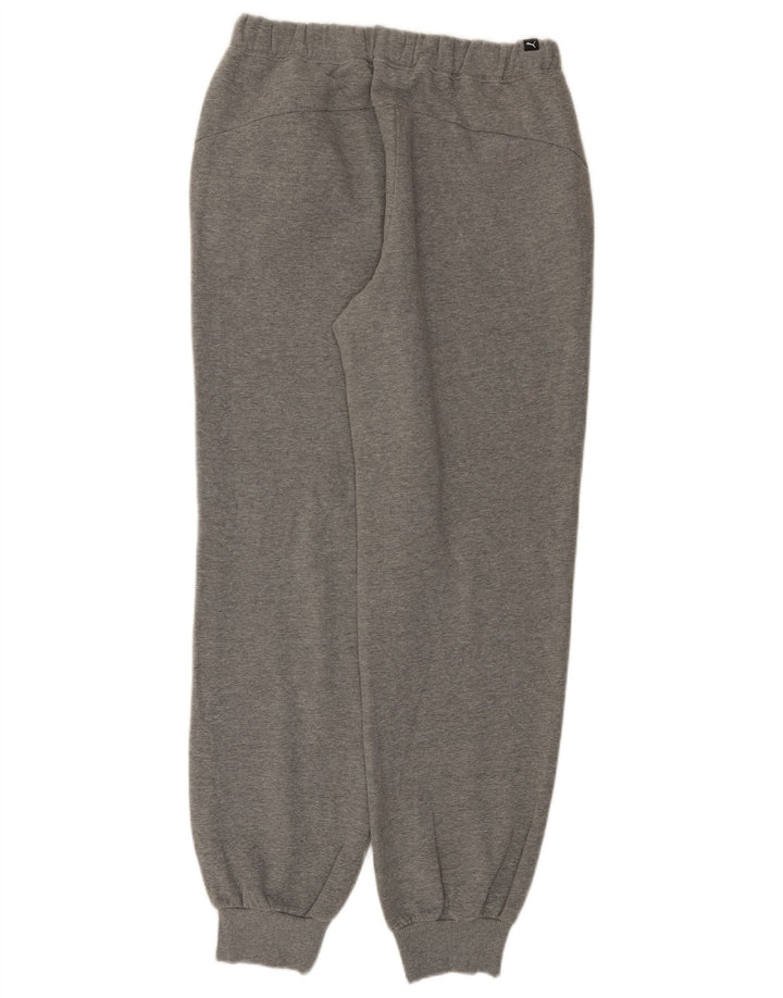 Puma Herren-Trainingshose mit Grafik, mittelgraue Baumwolle