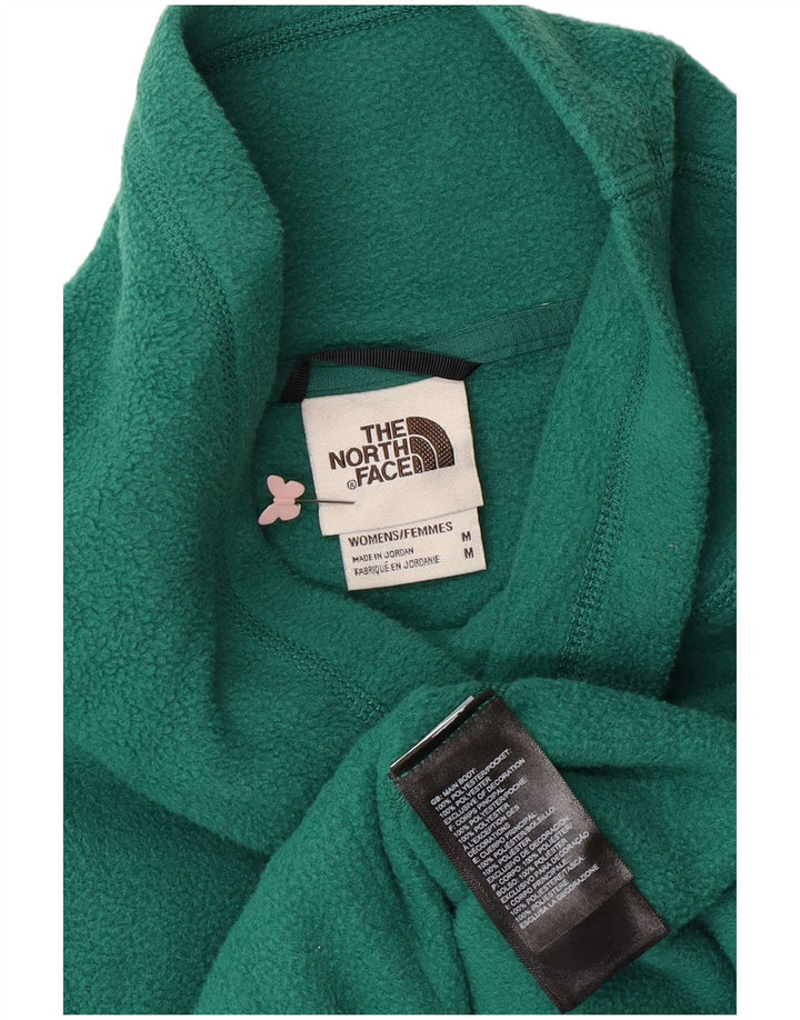THE NORTH FACE Damen Fleecepullover UK 14 Mittelgrünes Polyester