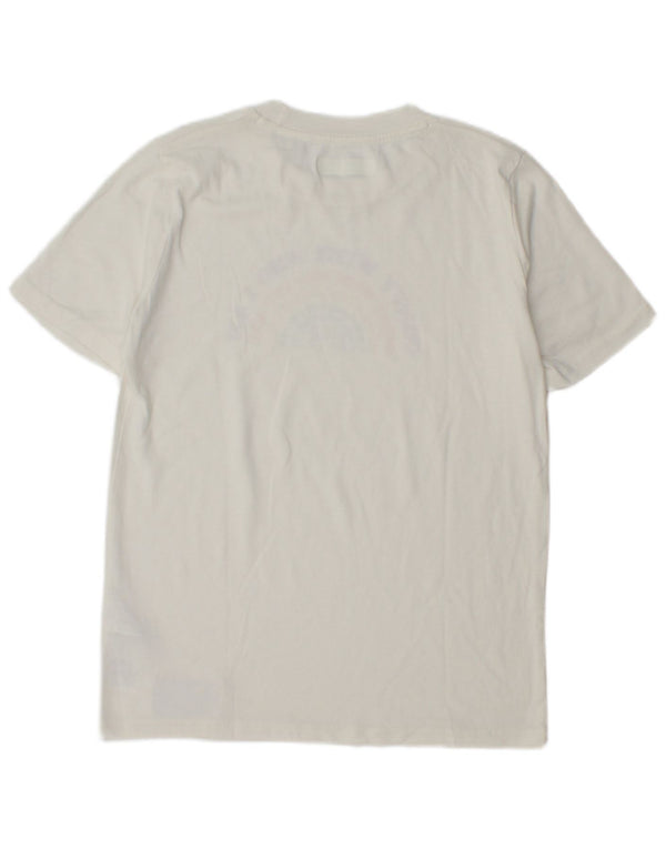 Abercrombie & Fitch Boys Graphic T-Shirt Top 13-14 Years White Cotton