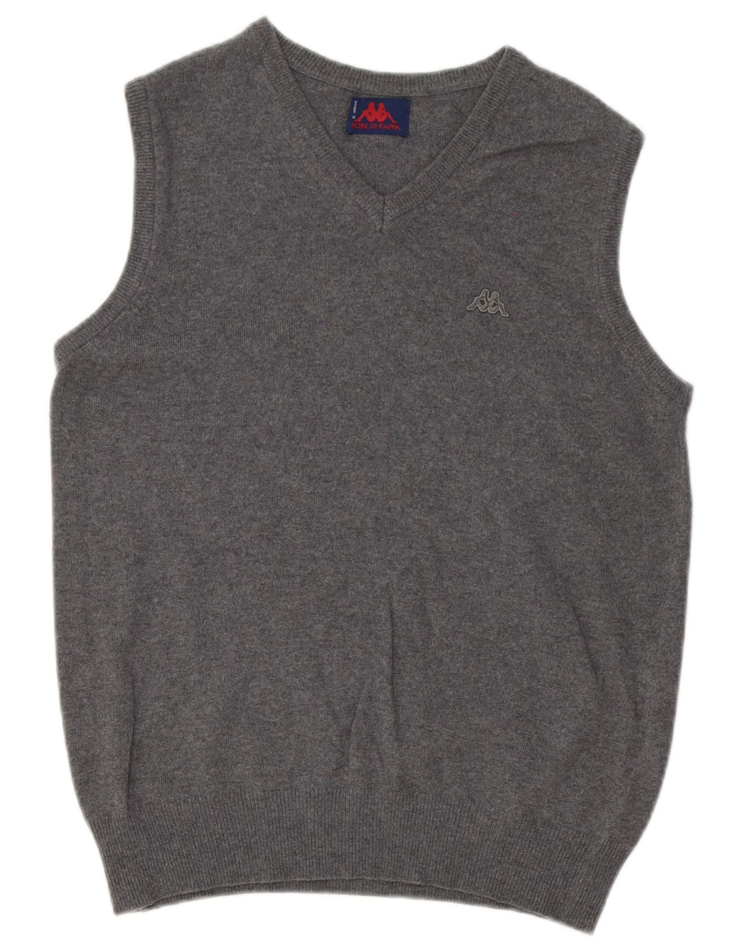 Kappa Herren Weste Tank Top Mittelgraue Wolle