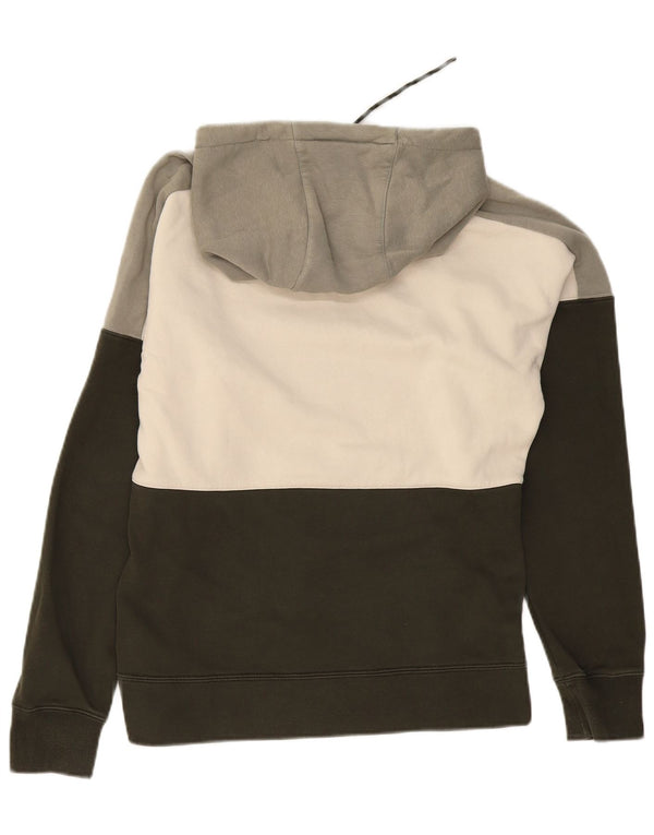 NIKE Herren-Kapuzenpullover mit Grafik, klein, Khaki, Farbblock-Baumwolle