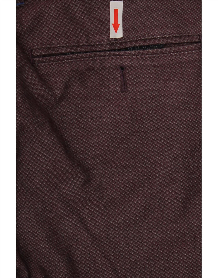 Ted Baker Slim-Anzughose für Herren, W32, L32, Kastanienbraun, Baumwolle