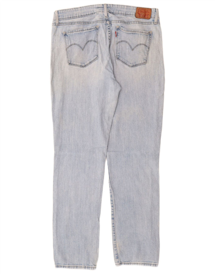 Levi's Damen 712 Slim Jeans W32 L32 Blaue Baumwolle