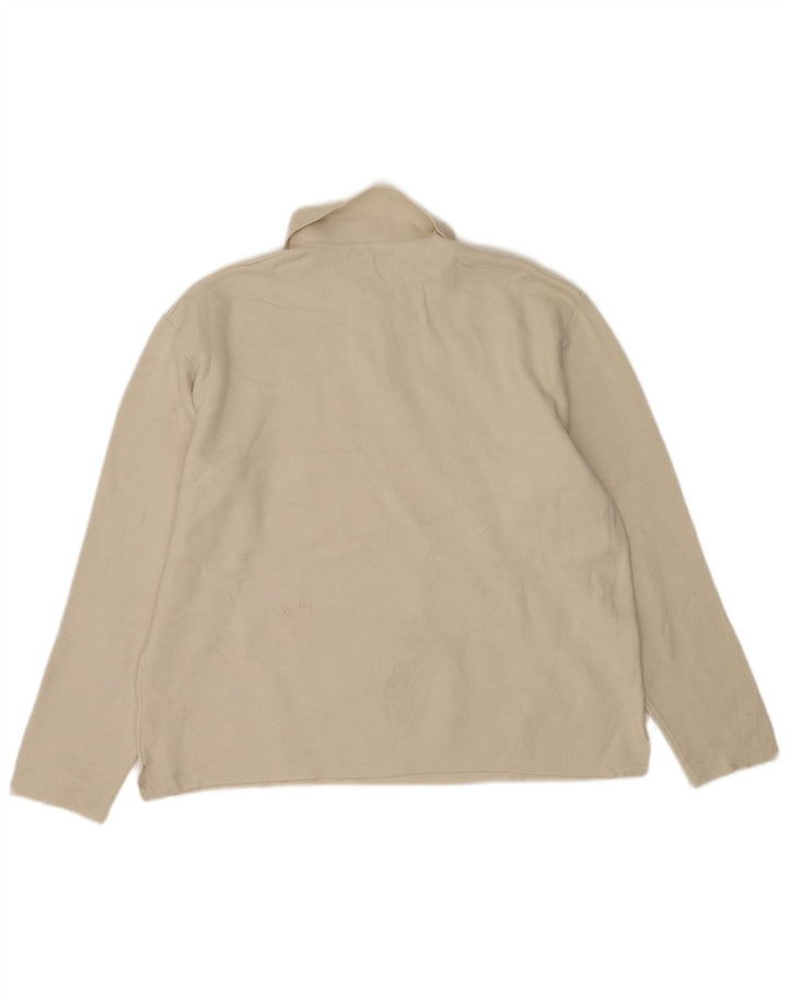 Zara Herren Rollkragenpullover Pullover XL Beige Polyester