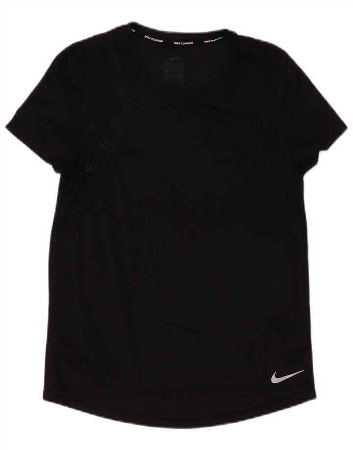 Nike Herren Dri Fit T-Shirt Top XS Schwarz Polyester