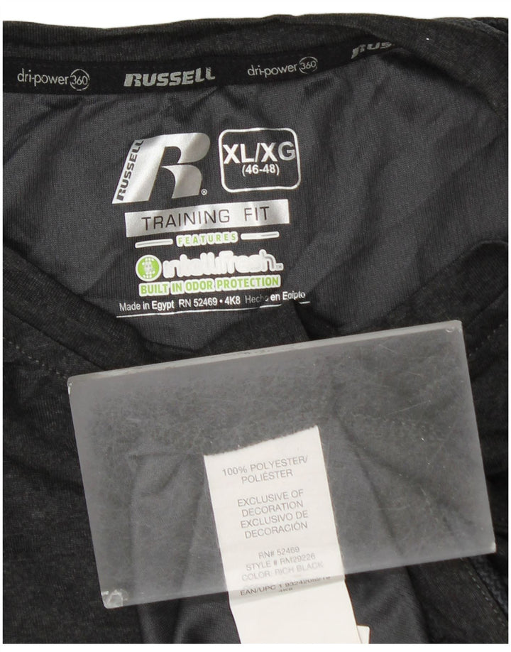 RUSSELL ATHLETIC Herren Dri-Power Weste Top UK 46/48 XL Grau Polyester