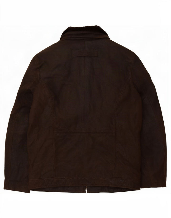 State of Art Herren Lederjacke UK 44 2XL Braun