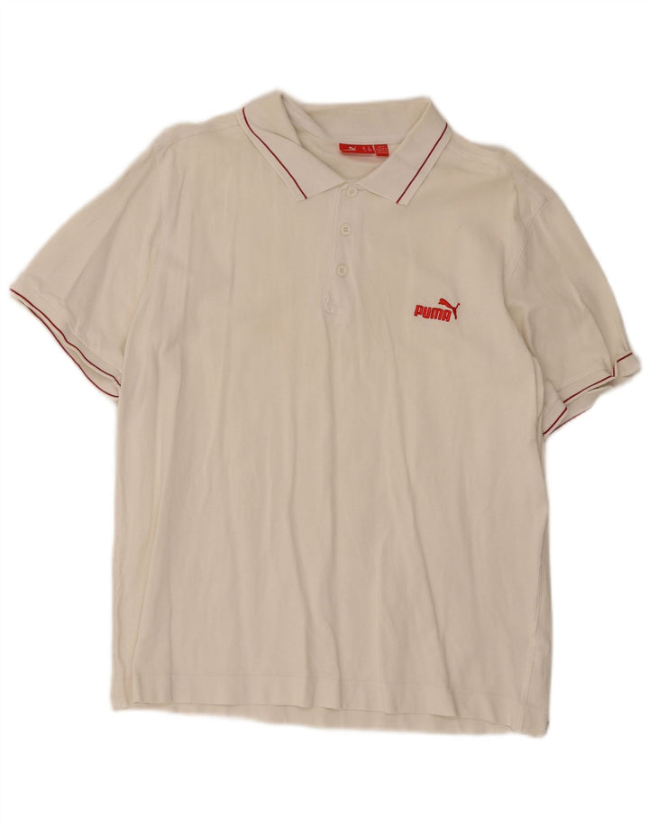 Puma Herren Poloshirt Mittelweiße Baumwolle