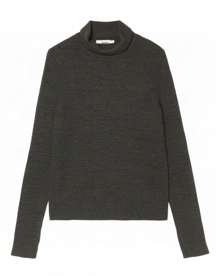 Zara Damen-Pullover mit Rollkragen, Gr. 14, Khaki