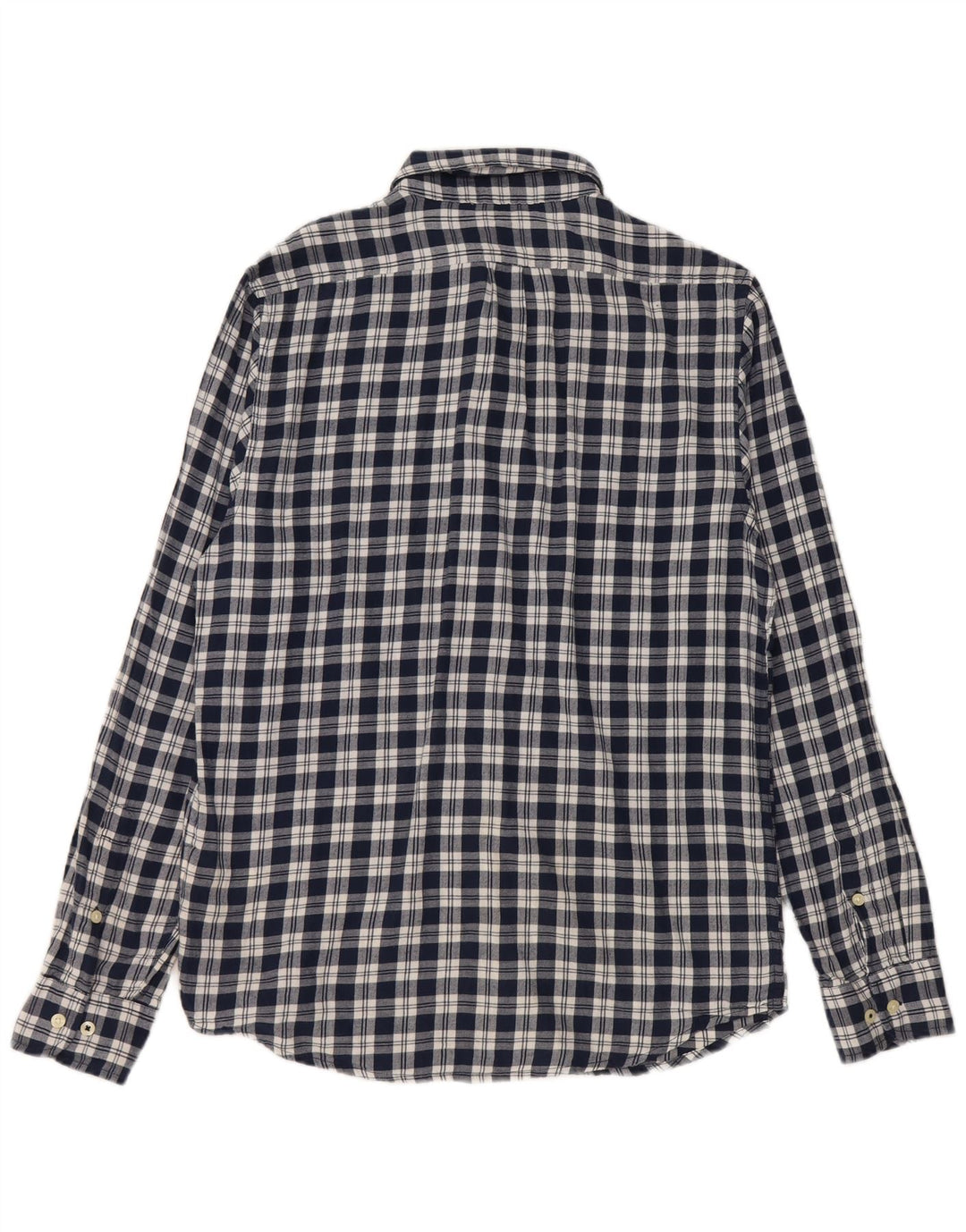 Lee Herren-Flanellhemd mit normaler Passform, mittlere marineblaue Karo-Baumwolle