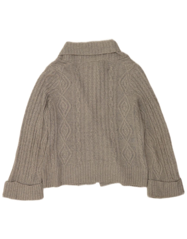 Marks & Spencer Damen-Cardigan-Pullover UK 14 Large Grau Acryl