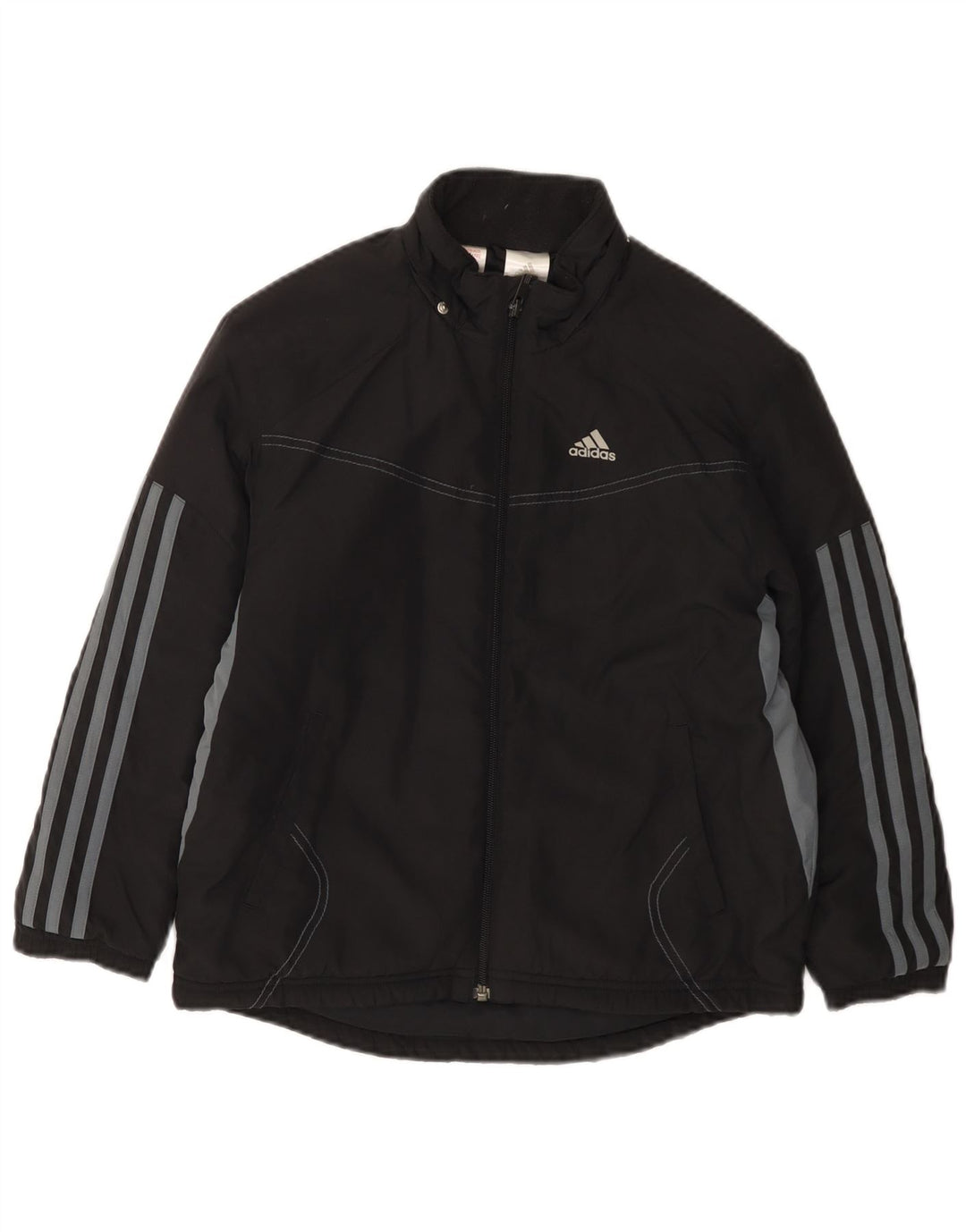 ADIDAS Grafische Windjacke für Jungen, 9–10 Jahre, Schwarz, Farbblock