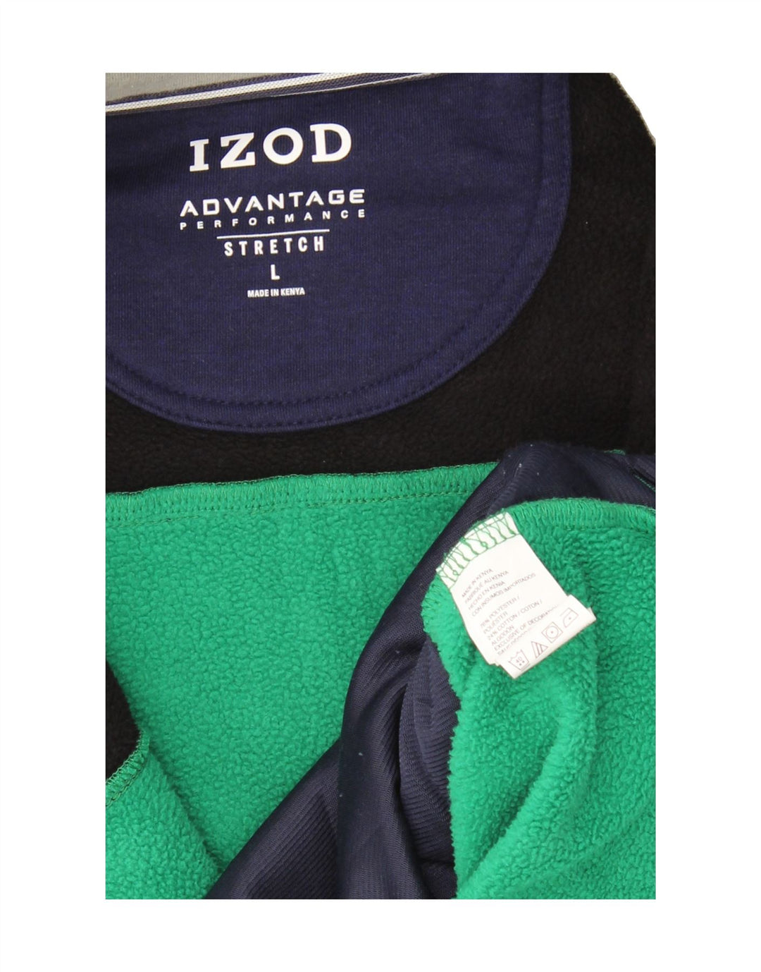 IZOD Mens Sleeveless Tracksuit Top Jacket Large Green Colourblock Vintage Izod and Second-Hand Izod from Messina Hembry 