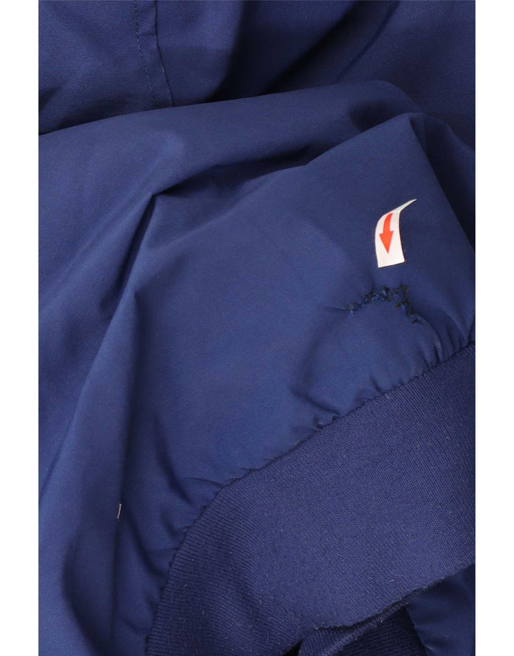 Michael Kors Herren-Bomberjacke mit Kapuze, gepolstert, UK 36, Größe S, blau, Polyester