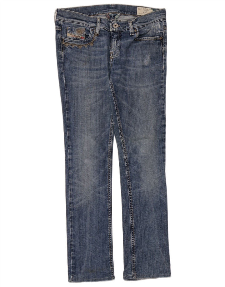 Diesel Damen Liv Slim Jeans W29 L30 Blaue Baumwolle