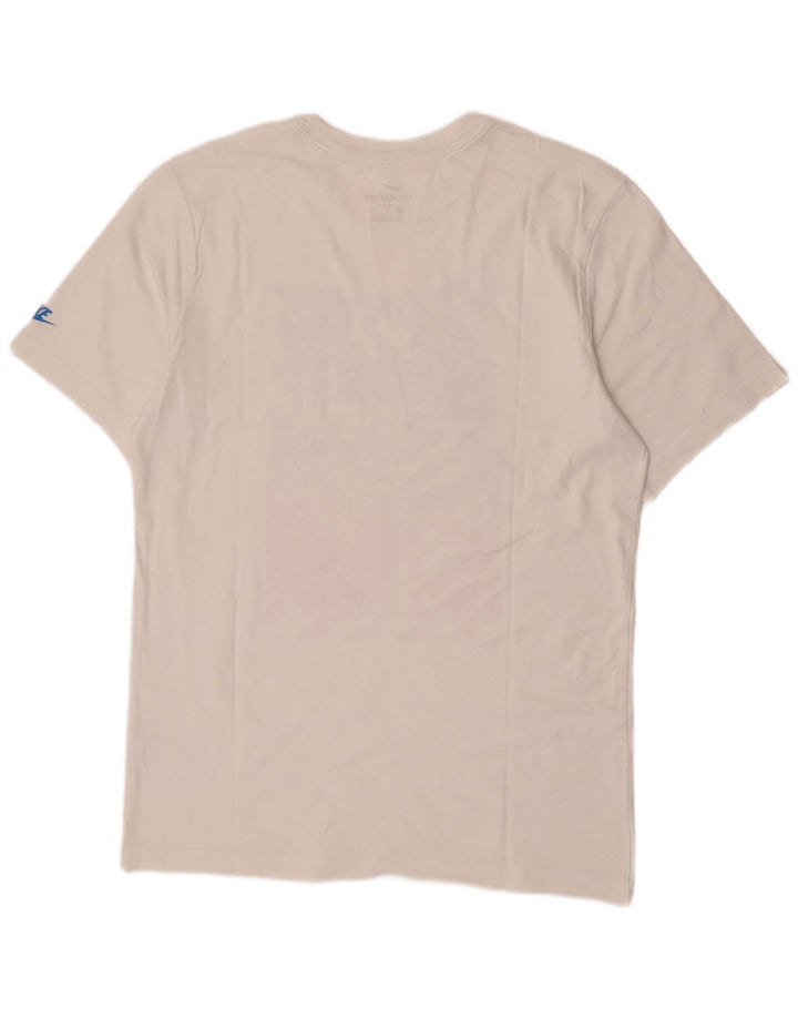 Nike Herren-T-Shirt mit Swoosh-Grafik, mittelweiße Baumwolle
