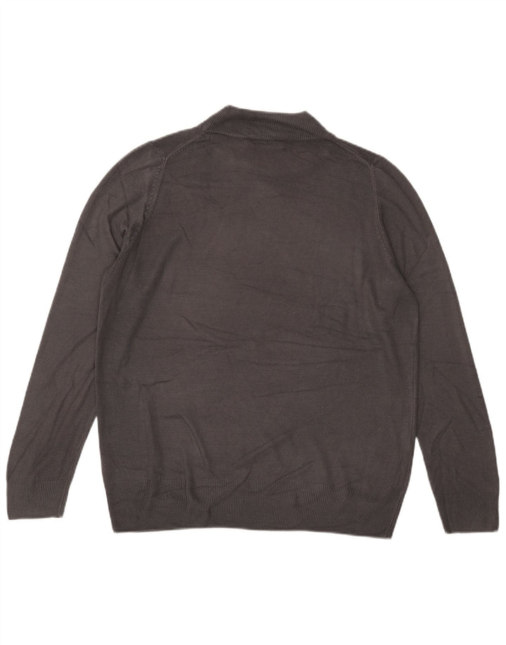 Marks & Spencer Rollkragenpullover für Damen, Gr. 40, Größe L, Acryl, Grau