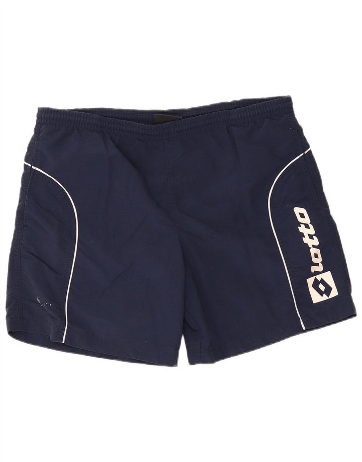 Lotto Herren-Badeshorts mit Grafik, Größe L, Marineblau