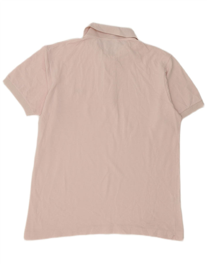 Lacoste Herren-Poloshirt, Größe 3, klein, rosa Baumwolle