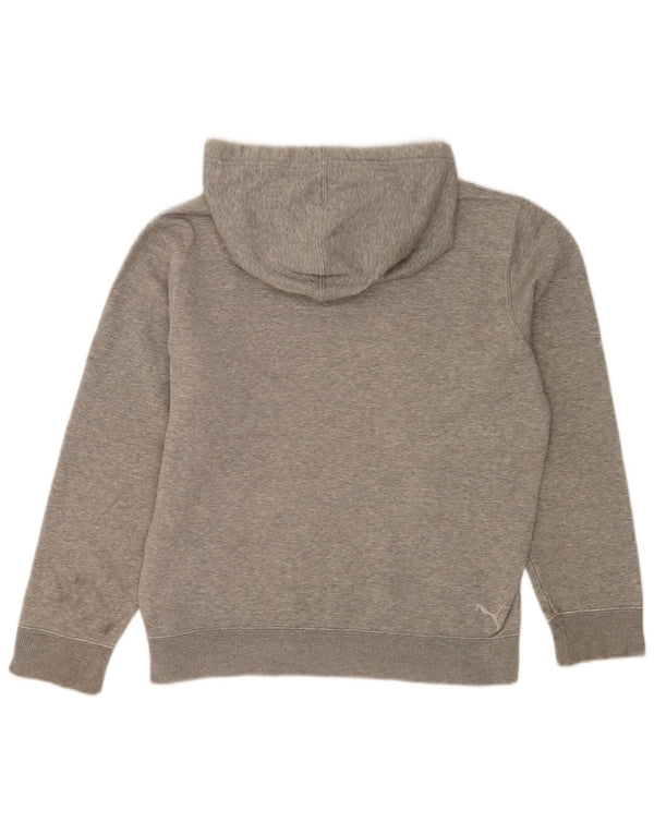 Puma Herren Graphic Hoodie Pullover Small Grau meliert