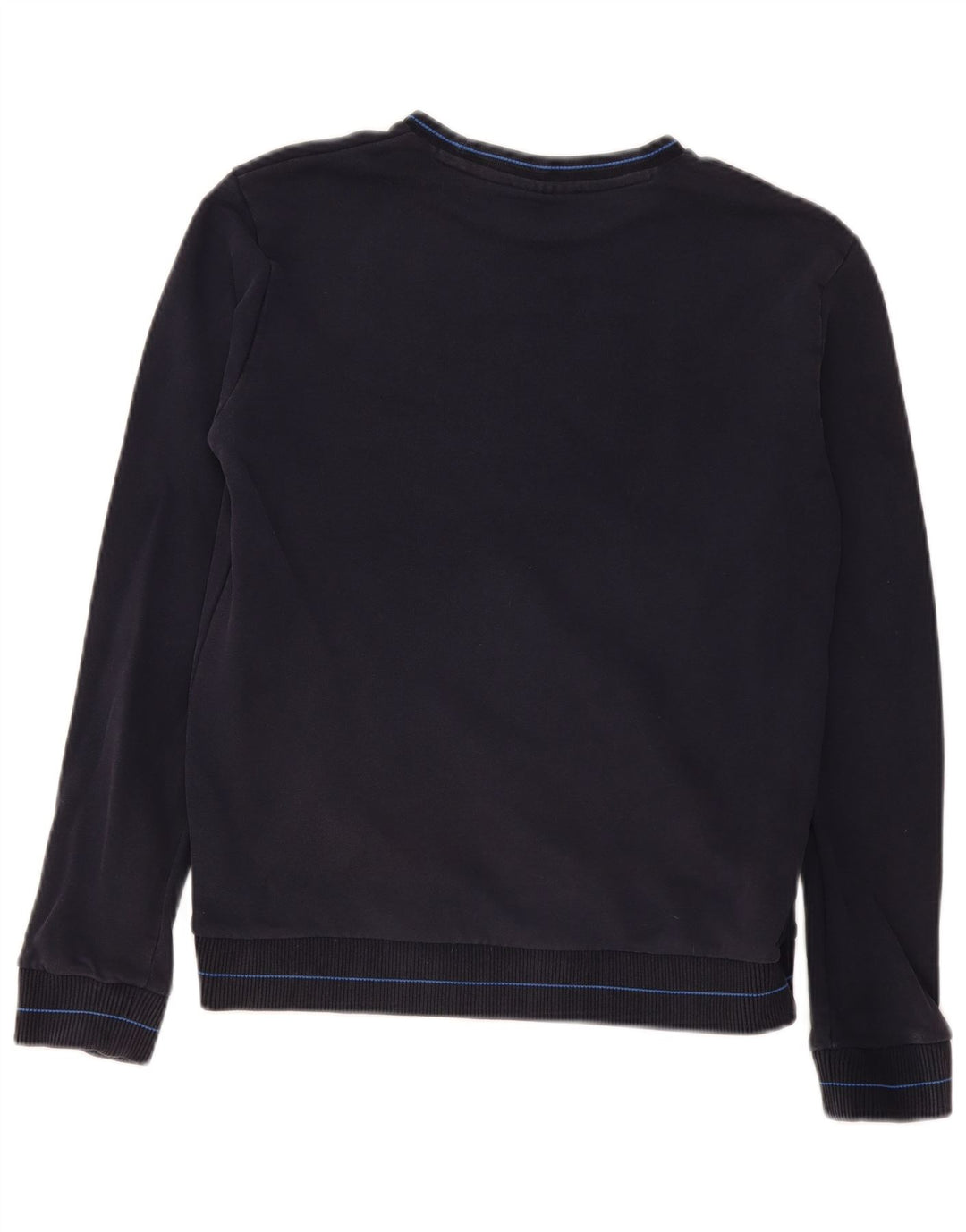 Hugo Boss Herren-Sweatshirt, Pullover, klein, marineblau, Baumwolle