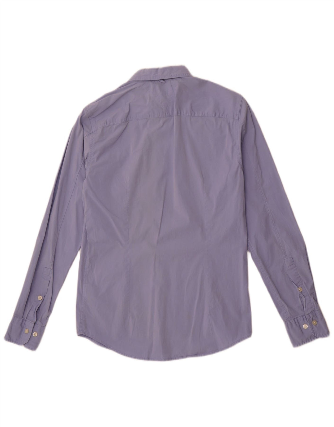 Tommy Hilfiger Herren-Slim-Fit-Hemd aus mittelblauer Baumwolle
