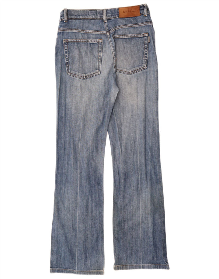 Calvin Klein Damen Bootcut Jeans W26 L30 Blau