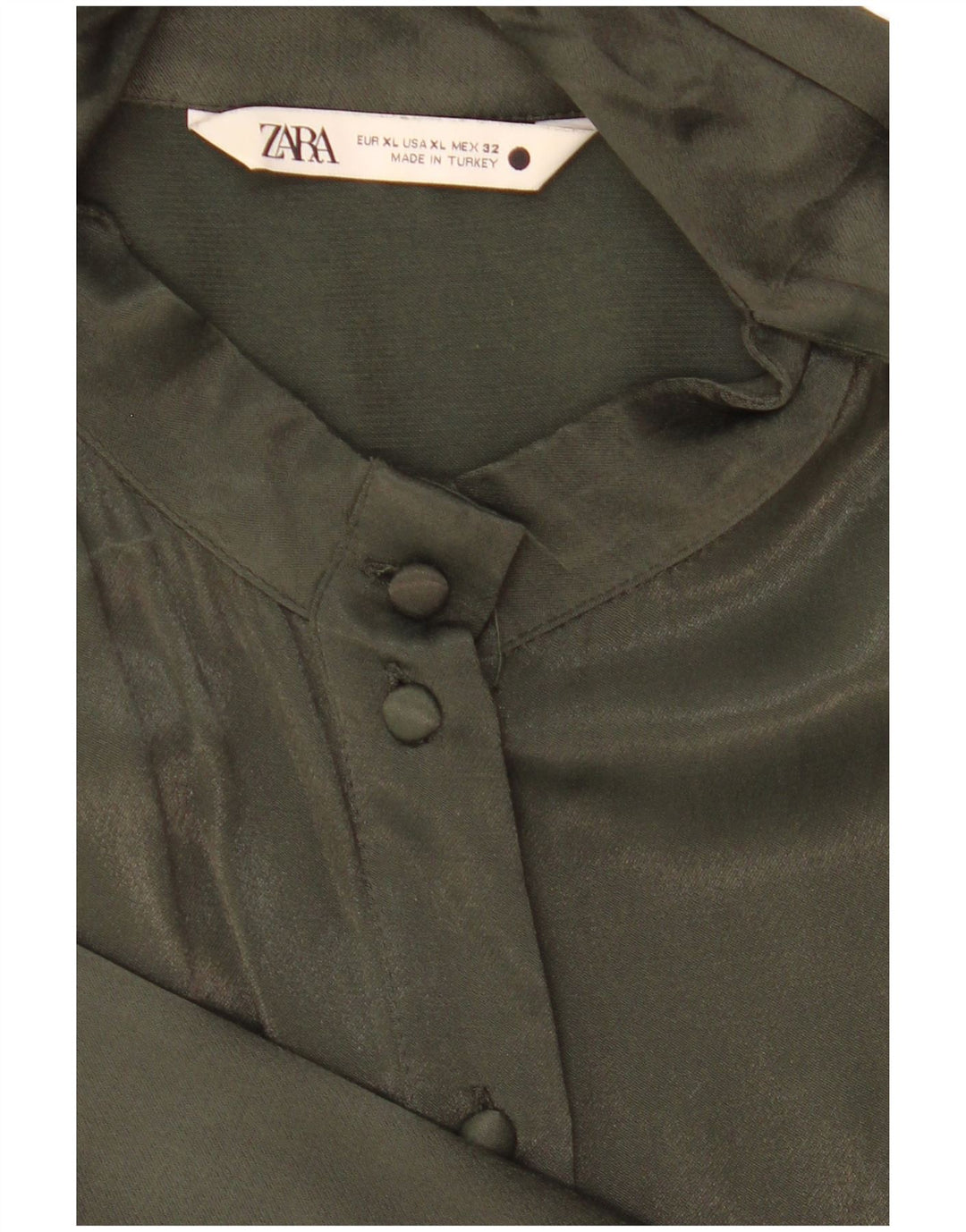Zara Damen Hemdbluse UK 18 XL Grün