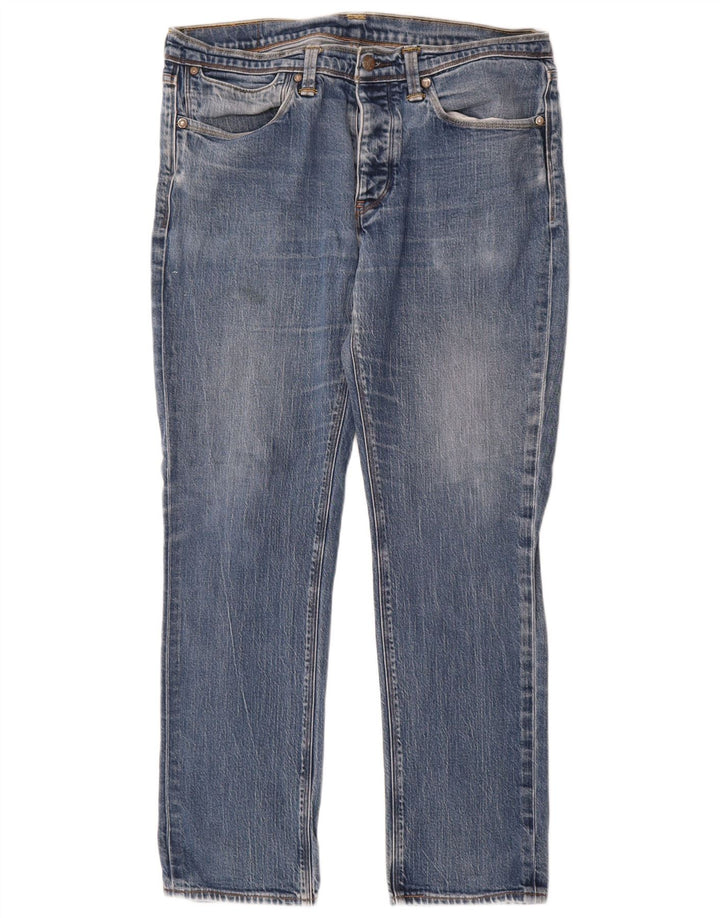 Levi's Damen 511 Slim Jeans W36 L29 Blaue Baumwolle