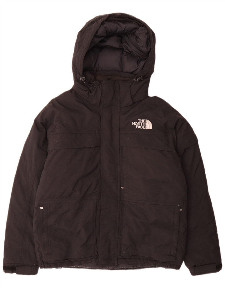 The North Face wattierte Herrenjacke mit Kapuze, UK 38, mittelschwarzes Nylon