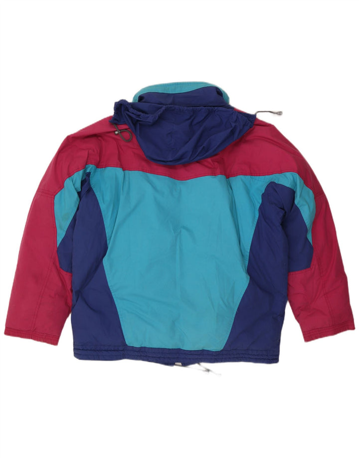 MC Kee's Herren-Skijacke mit Kapuze, UK 40, groß, mehrfarbig, Farbblock