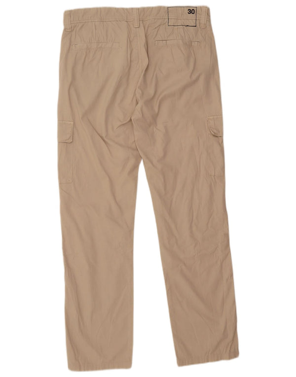 Sun68 Gerade Herren-Cargohose, W30, L30, Beige, Baumwolle