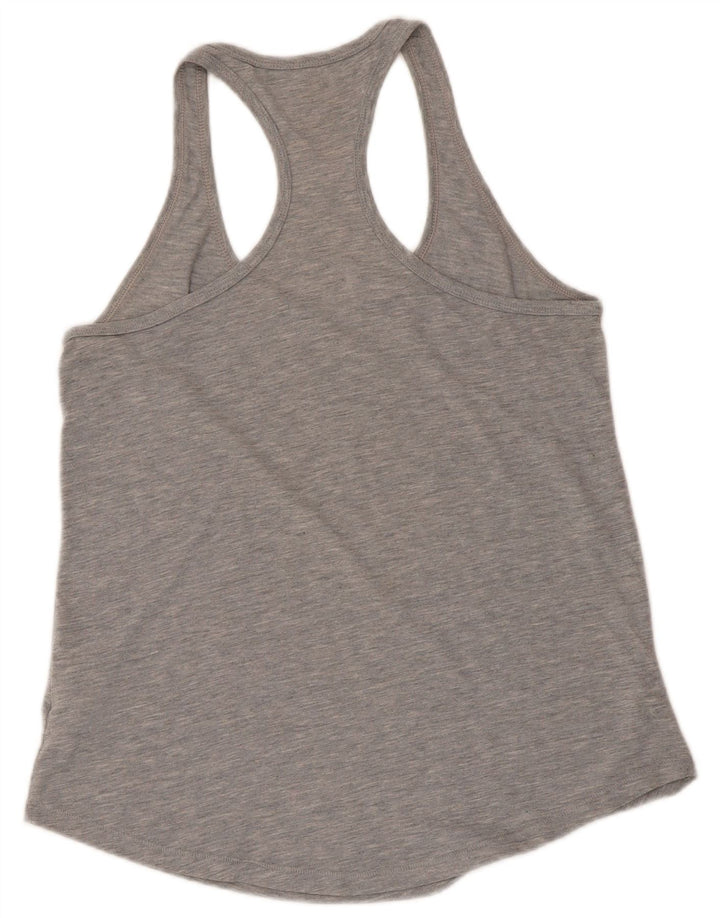 Nike Womens Loose Fit Graphic Vest Top UK 12 Mittelgraues Polyester