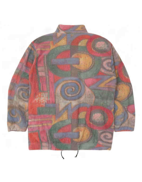 F.LLI Campagnolo Damen Fleecejacke UK 18 XL Mehrfarbig Geometrisch