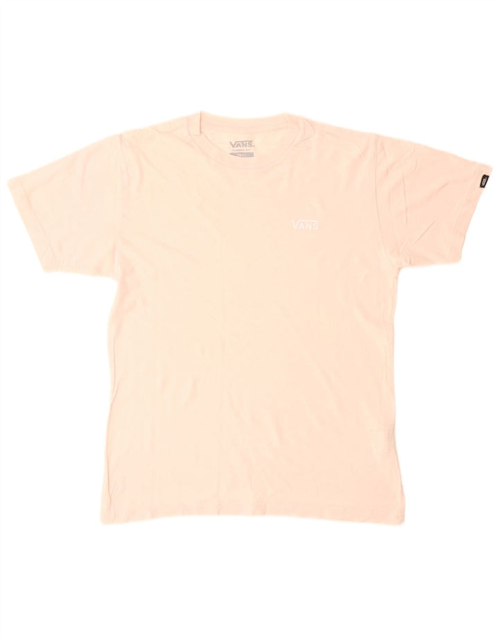 VANS Herren-T-Shirt mit klassischer Passform, klein, rosa, Baumwolle