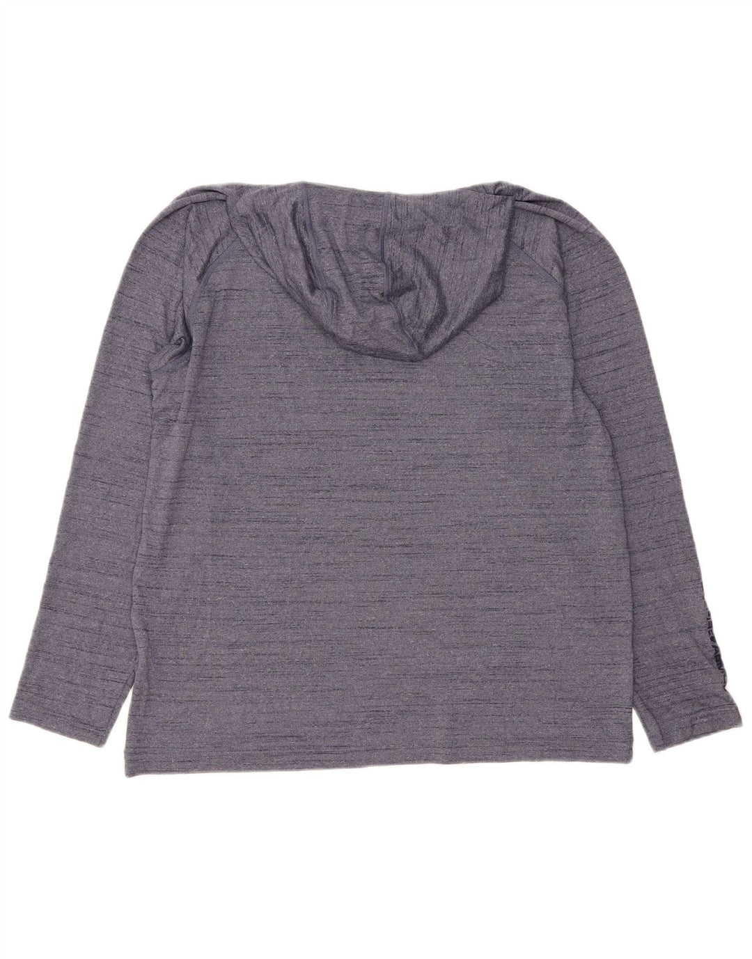 UNDER ARMOUR Herren Heat Gear Kapuzenoberteil, langärmlig, groß, Marineblau gefleckt