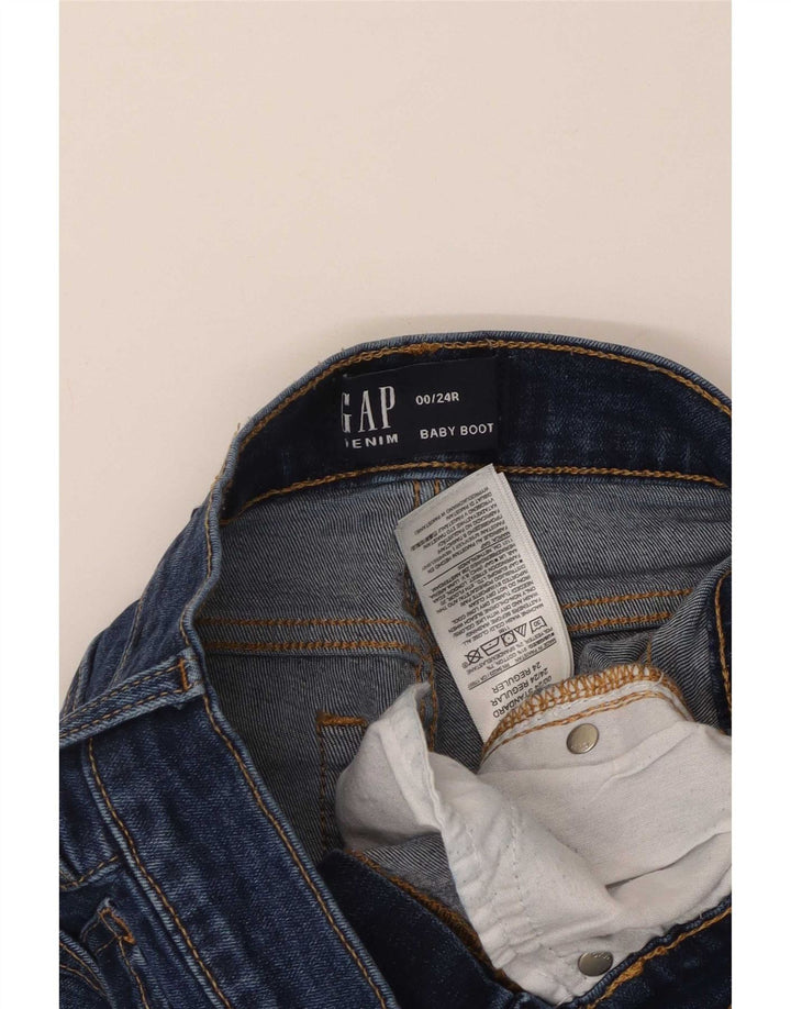 Gap Bootcut-Jeans für Damen, W24, L29, marineblaue Baumwolle